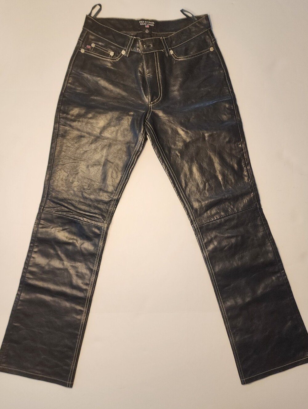 Vintage Y2k Polo Jeans Co By Ralph Lauren Womens Leather Pants Size 2